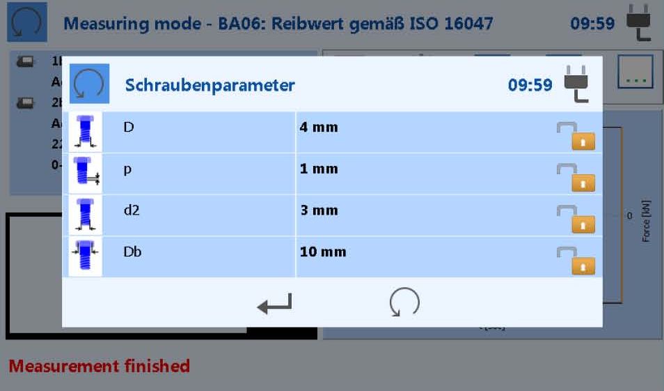input screen